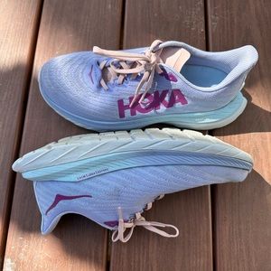 Hoka Mach 5 Shoes Baby Lavender/Summer Song